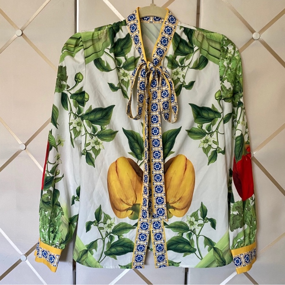 Vegetable Garden Blouse